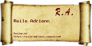 Reile Adrienn névjegykártya